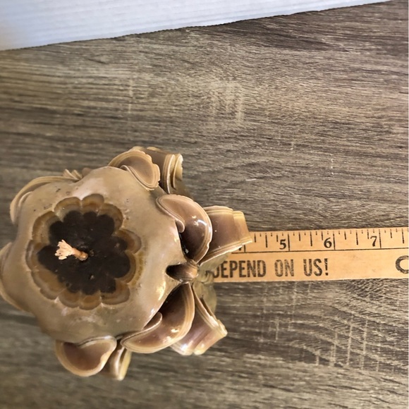 1970s Hand Carved Ribbon Twist Candle - Picture 8 of 11